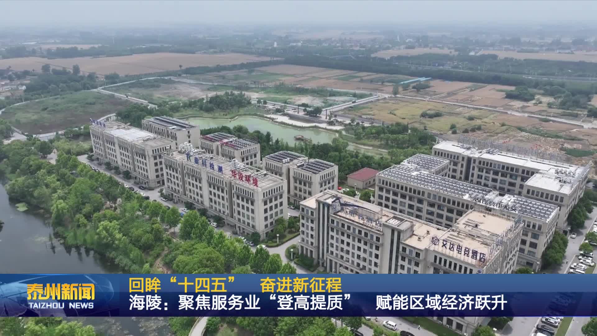 回眸“十四五” 奋进新征程  海陵：聚焦服务业“登高提质” 赋能区域经济跃升